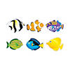 5 1/2" - 6" Classic Accents<sup>&#174;</sup> Fish Friends Cardstock Bulletin Board Cutouts - 36 Pc. Image 1