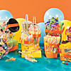 5 1/2&quot; - 8 1/2&quot; Clear Plastic Candy Buffet Containers - 6 Pc. Image 4