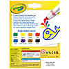 5 1/2" 8-Color Crayola<sup>&#174;</sup> Classic Colors Broad Line Cone Tip Plastic Markers Image 1