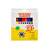 5 1/2" 8-Color Plastic Washable Marker Sets - 12 Boxes Image 1