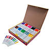 5 1/2" Bulk 200-Pc. Fine Tip Washable Marker Classpack - 10 Colors Per Pack Image 1