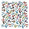 5 1/2" Bulk 72 Pc. Colorful Patterns Foam Glider Toy Assortment Image 1