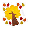 5 1/2" Fall Tree with Bible Verse Magnet Foam Craft Kit - Makes 12 Image 1