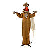 5 1/2 Ft. Standing Pop Up Head Pumpkin Man Halloween Decoration Image 2