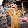 5 1/2 Ft. Standing Pop Up Head Pumpkin Man Halloween Decoration Image 3
