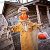 5 1/2 Ft. Standing Pop Up Head Pumpkin Man Halloween Decoration Image 4