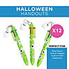 5 1/2" Halloween Plastic Shuttle Pens with Ghost Charm - 12 Pc. Image 2