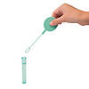 5 1/2&quot; Mini Flat Pastel Colored Bubble Tubes with Wand - 24 Pc. Image 1
