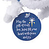 5 1/2" Religious Christmas White Stuffed Lambs with Card - 12 Pc. Image 1