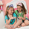 5 1/2" Shimmering Sequin Pastel Plastic Tiaras - 12 Pc. Image 2