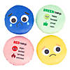 5 1/2" Social Emotional Learning Stuffed Emotion Faces - 4 Pc. Image 1