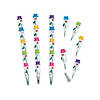 5 1/2" Stackable Point Multicolor Plastic Snowman Pencils - 12 Pc. Image 3