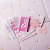 5 1/2" White Awareness Pink Ribbon Plastic Grip Pens - 24 Pc. Image 2