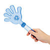 5 1/2" x 11" Large Light-Up Solid Color Plastic Hand Clappers - 12 Pc. Image 2