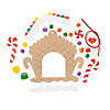 5 1/2" x 4 3/4" Gingerbread House Picture Frame Christmas Ornament Craft Kit - Makes 12 Image 1