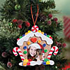 5 1/2" x 4 3/4" Gingerbread House Picture Frame Christmas Ornament Craft Kit - Makes 12 Image 3