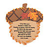 5 1/2" x 6" Religious Power in the Acorn Poem Lacing Craft Kit - Makes 12 Image 1