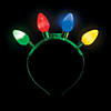 5 1/2" x 8" Christmas Light-Up Bulbs Plastic Head Boppers - 6 Pc. Image 1