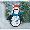 5 1/2" x 9" Penguin Winter Thermometer Magnet Craft Kit - Makes 12 Image 3