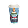 5 1/4" 16 oz. Buddy the Elf&#8482; Disposable Paper Coffee Cups with Lids - 12 Ct. Image 1