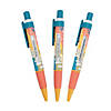 5 1/4" Appreciation Multicolor Plastic Message Pens - 12 Pc. Image 1