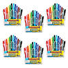 5 1/4" Bulk 48 Pc. Wonderful Wood Markers - 12 Colors per Set, 4 Sets per Unit Image 1