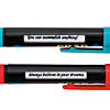 5 1/4" Congrats Grad Yellow, Blue & Red Plastic Message Pens - 12 Pc. Image 3