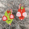 5 1/4" Mouse Candy Cane Red & Green Christmas Craft Kit - Makes 24 Image 2