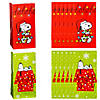 5 1/4" x 10" Small Peanuts&#174; Snoopy Christmas Paper Treat Bags &#8211; 12 Pc. Image 1