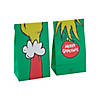 5 1/4" x 13 1/4" Fold-Over Dr. Seuss&#8482; The Grinch Hand Paper Treat Bags - 12 Pc. Image 2