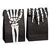 5 1/4" x 13" Fold-Over Skeleton Hand Paper Treat Bags - 12 Pc. Image 2