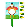 5 1/4&quot; x 19 1/2&quot; Thanksgiving Turkey Bean Bag Toss Game Set - 7 Pc. Image 1