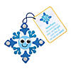 5 1/4" x 5 1/4" Legend of the Snowflake Christmas Ornament Craft Kit - Makes 12 Image 1