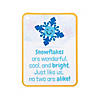5 1/4&quot; x 5 1/4&quot; Legend of the Snowflake Christmas Ornament Craft Kit - Makes 12 Image 3