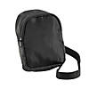 5 1/4" x 6 1/2" Mini Black Crossbody Polyester Backpack Image 1