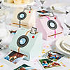 5 1/4&quot; x 6 3/4&quot; Pink, Tan and Blue Instant Camera-Shaped Favor Boxes - 12 Pc. Image 1
