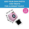 5 1/4&quot; x 6 3/4&quot; Pink, Tan and Blue Instant Camera-Shaped Favor Boxes - 12 Pc. Image 3
