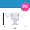 5" 14 oz. National Lampoon&#8217;s Christmas Vacation&#8482; Molded Moose Plastic Cups - 12 Ct. Image 2