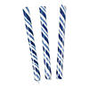 5" 2 lbs. Blue & White Striped Classic Hard Candy Sticks - 80 Pc. Image 1