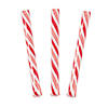 5" 2 lbs. Red and White Striped Apple Flavor Hard Candy Sticks - 80 Pc. Image 1