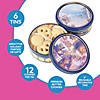 5" 24 Oz. Holiday Themed Butter Cookie Reusable Tins - 6 Pc. Image 1