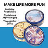 5" 24 Oz. Holiday Themed Butter Cookie Reusable Tins - 6 Pc. Image 2