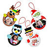 5 3/4" - 7 1/2" Silly Christmas Character Picture Frame Ornament Craft Kit - Makes 12 Image 1