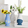 5 3/4" DIY Design Your Own Blank Ceramic Vases - 12 Pc. Image 4