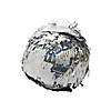 5 3/4" Mini Silver Foil Disco Ball Pi&amp;#241;ata Decorations - 3 Pc. Image 1
