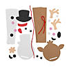 5 3/4" x 13 1/2" Christmas Character Paper Chain Craft Kit - Makes 12 Image 1