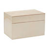 5 3/4" x 3 3/4" DIY Unfinished Wood Recipe Boxes - 12 Pc. Image 1