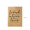 5 3/4" x 8" Bulk 50 Pc. Religious Wedding Kraft Paper Treat Bags Image 1