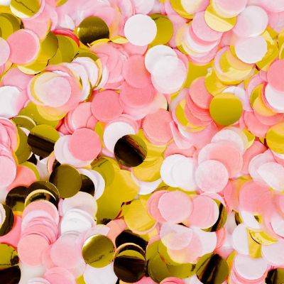 5.3oz Tissue Paper Confetti Mint, Lavender, Purple Image 1
