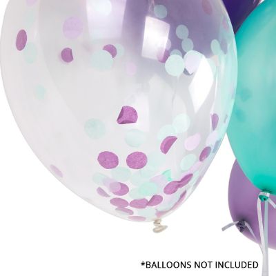 5.3oz Tissue Paper Confetti Mint, Lavender, Purple Image 2